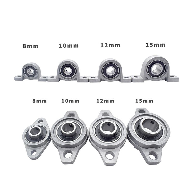 KFL001 ID12mm 4 PCs Zinc Alloy Bearing Seat Support for T8 Screw 3D Printer Accessory - Image 2
